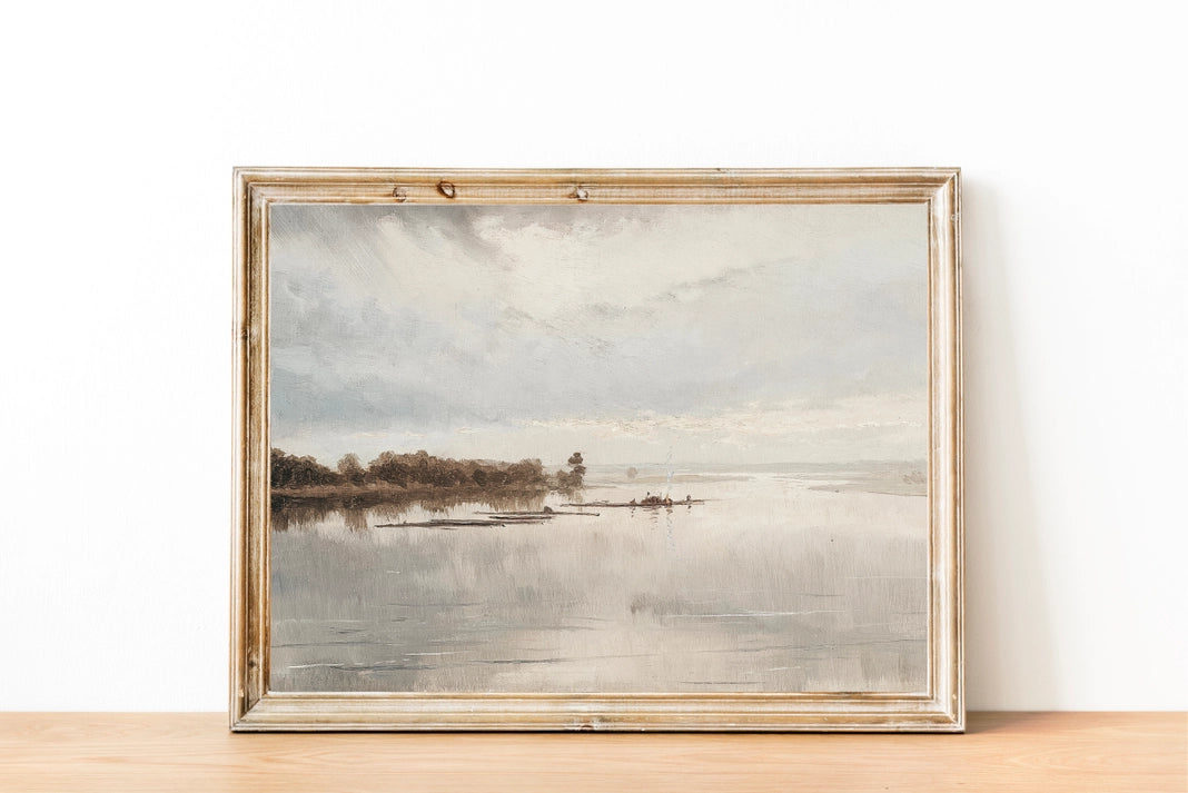 Lake Views Art Print