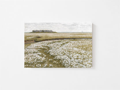 Flower Field Vintage Art Print