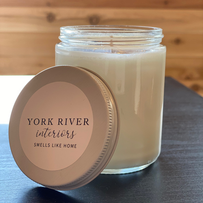 "Smells Like Home" Custom Candle by York River Interiors