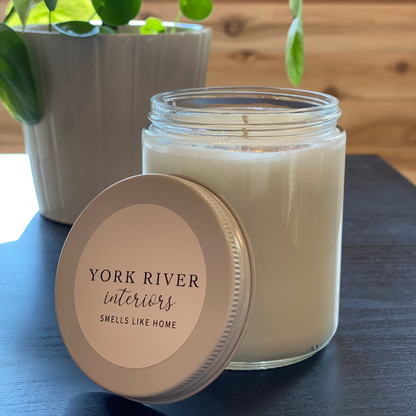 "Smells Like Home" Custom Candle by York River Interiors